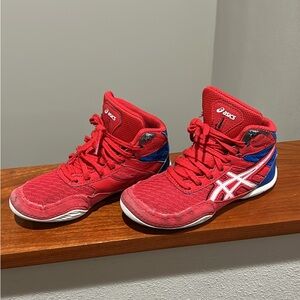 Youth size 12 asics wrestling shoes